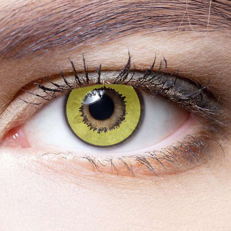Harajuku Storm Yellow | Moxielens Fantasy FX Colored Contacts -- Fantasy FX colored contacts | Moxielens
