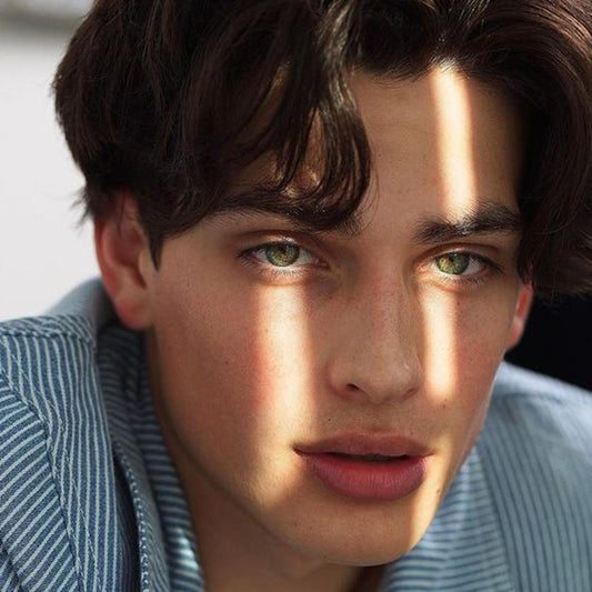 Men's Rainbow. Green (12 months) colored contact lenses