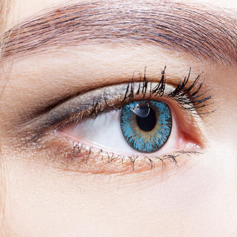 Ice Blue colored contact lenses