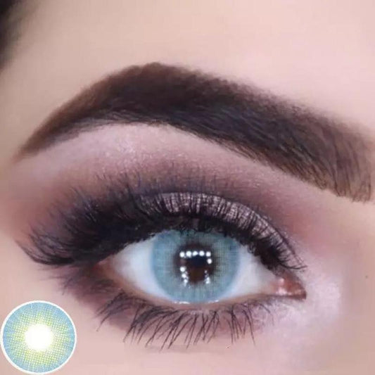 Natural Candy Blue (12 months) colored contact lenses