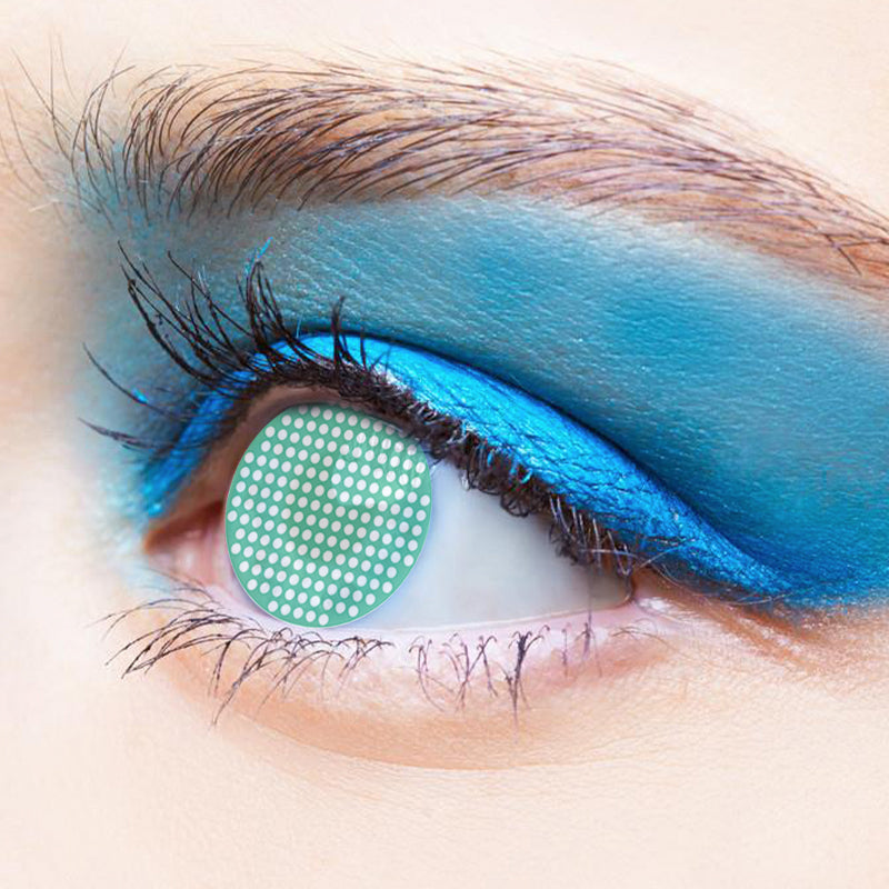 Green Mesh | Moxielens Botanical Haze Colored Contacts -- Botanical Haze colored contacts | Moxielens