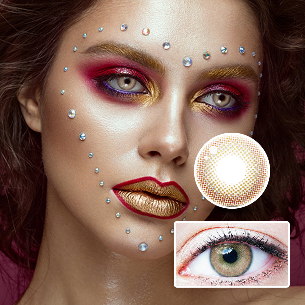 Basil Leaves Brown | Moxielens Earth Glow Colored Contacts ??Earth Glow colored contacts | Moxielens