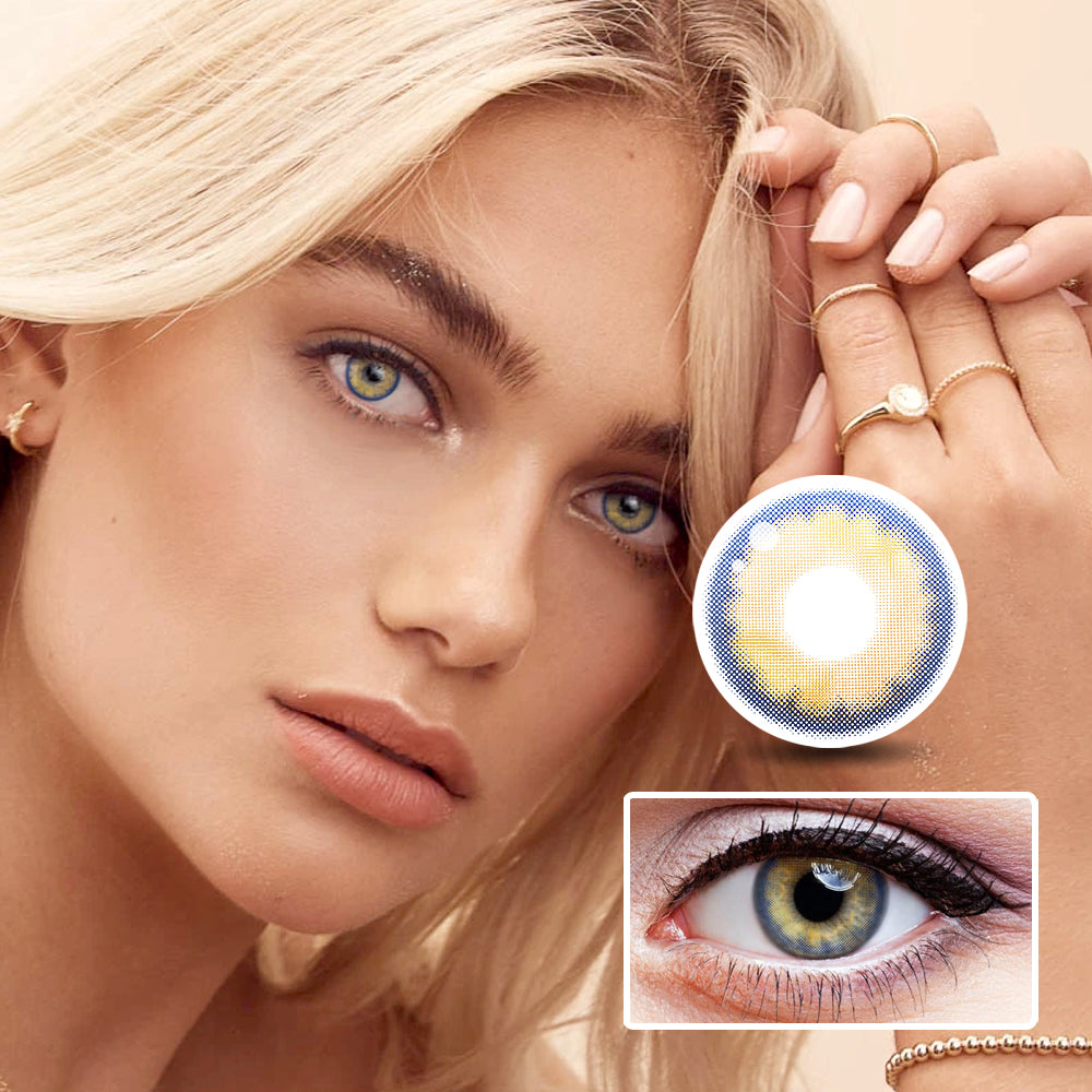 Naked Yellow | Moxielens Moonlight Colored Contacts -- Moonlight colored contacts | Moxielens