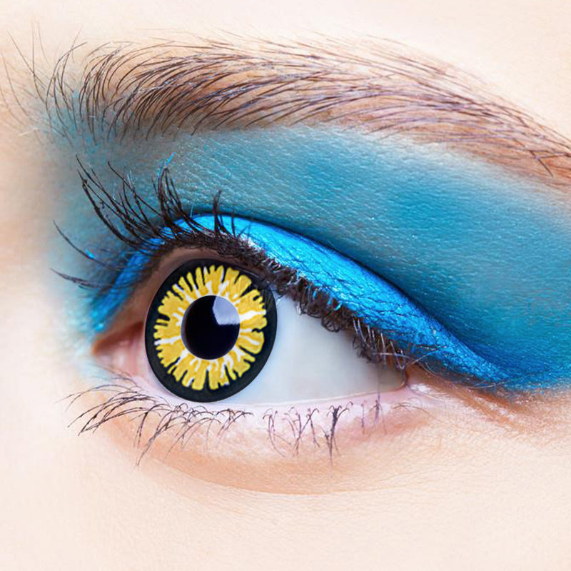 Yellow Knight | Moxielens Signature Edit Colored Contacts -- Signature Edit colored contacts | Moxielens