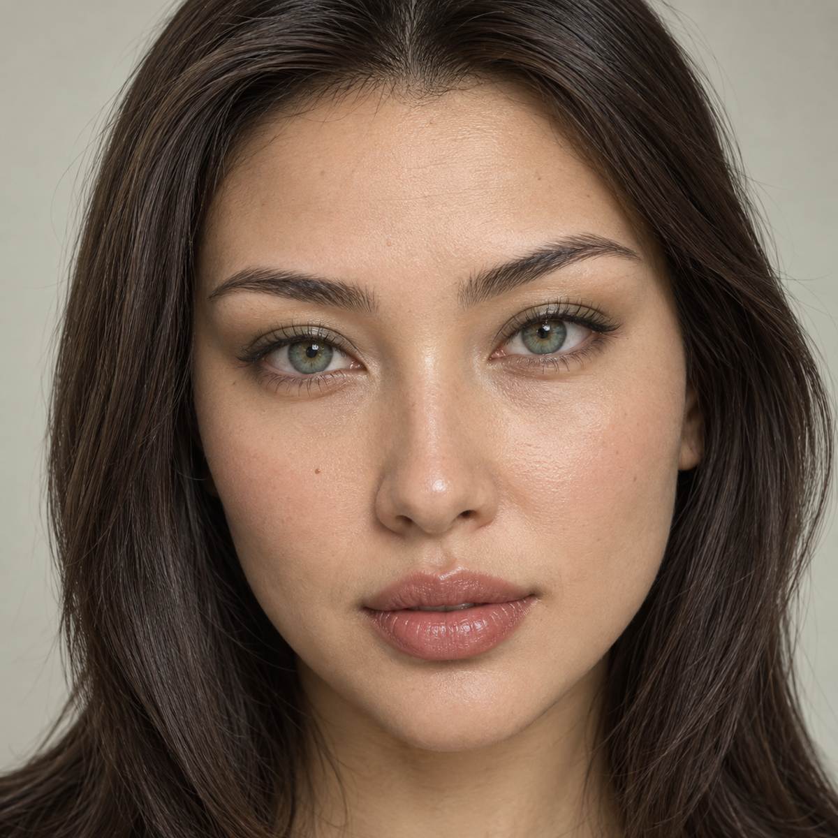 Juniper Sage Ripple Green colored contacts on model - juniper stone beauty