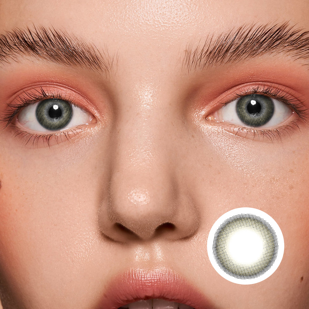 Flower House Girl Brown colored contact lenses