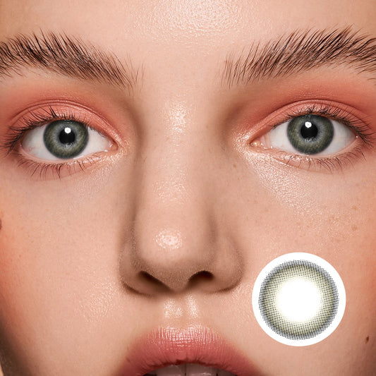 Flower House Girl Brown colored contact lenses