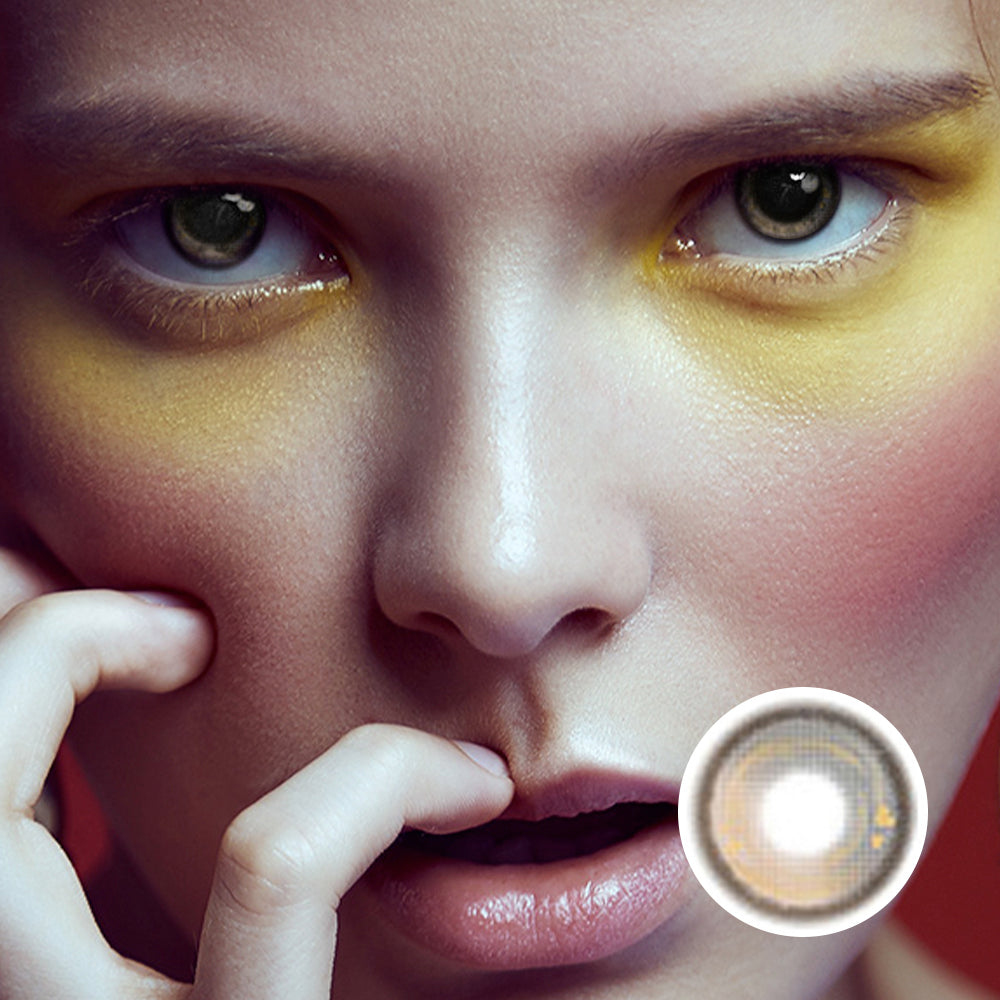 Saturn Black Brown | Moxielens Earth Glow Colored Contacts -- Earth Glow colored contacts | Moxielens