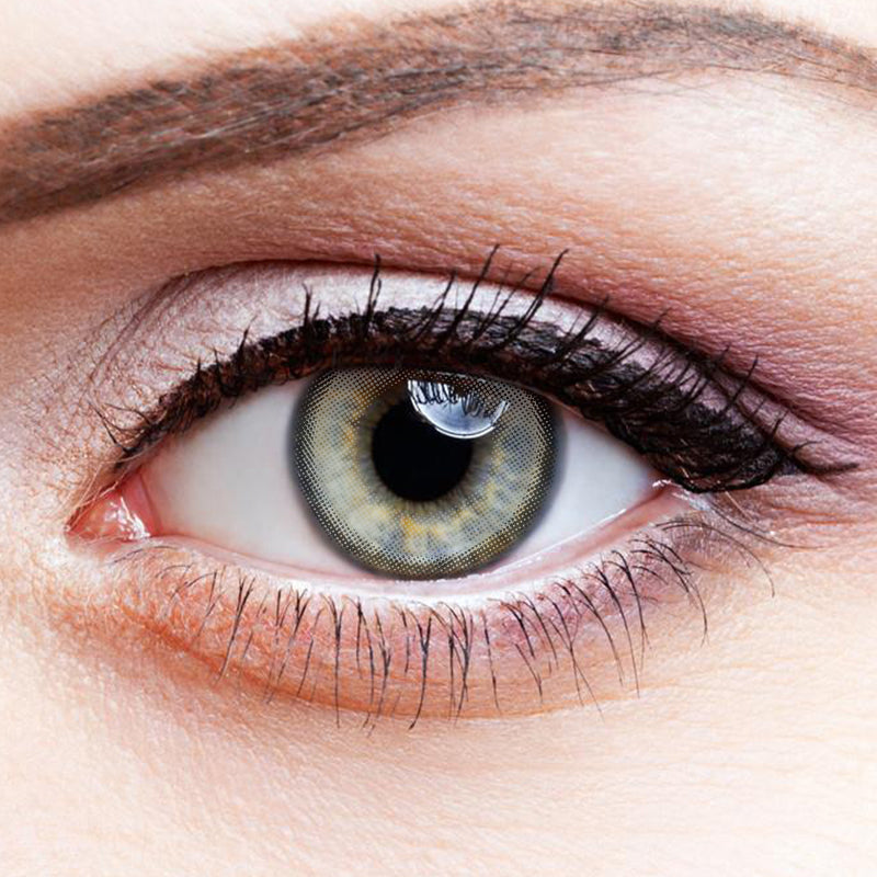 Morning Dew Ash colored contact lenses