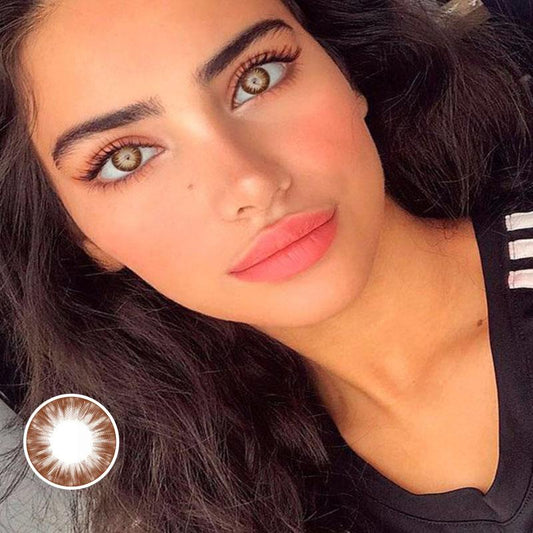Sunny Doll Natural Coffee Color (12 months) colored contact lenses