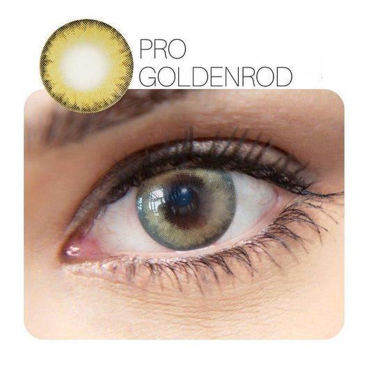 Pro Golden Rod Prescription (12 Month) colored contact lenses