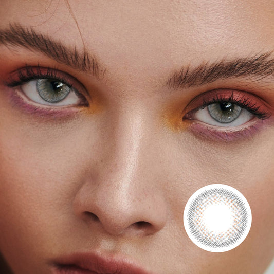 First Clear Grey | Moxielens Moonlight Colored Contacts -- Moonlight colored contacts | Moxielens