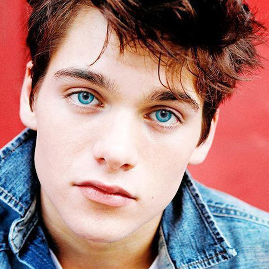 Men's precious graphite blue (12 months) colored contact lenses