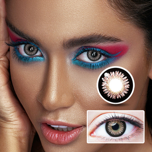 Cherries Brown colored contact lenses