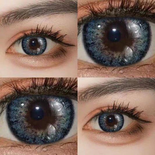 Star blue (12 months) cosmetic colored contact lenses