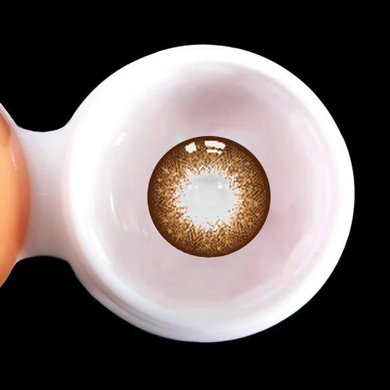Eye Circle Lens Star Barbie Gold colored contact lenses