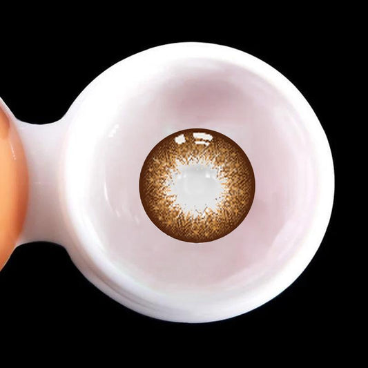 Eye Circle Lens Star Barbie Gold colored contact lenses
