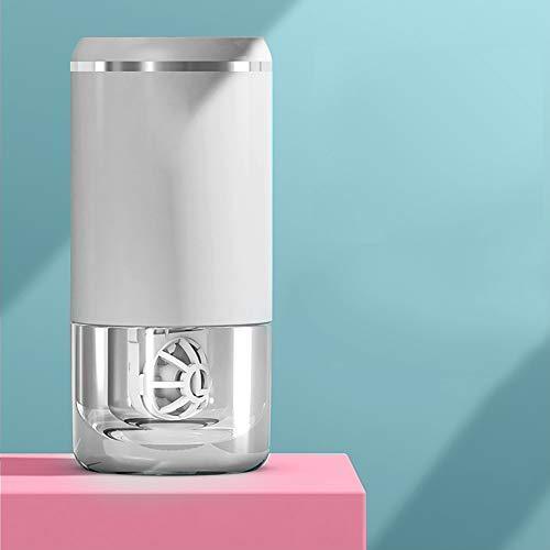 Ultrasonic contact lens cleaner, smart cleaner for soft and rigid contact lenses, white colored contact lenses