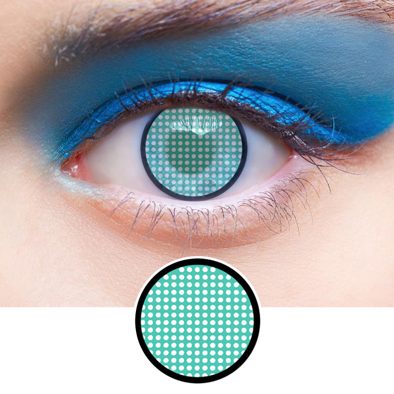 Mansang Green Mesh | Moxielens Botanical Haze Colored Contacts -- Botanical Haze colored contacts | Moxielens