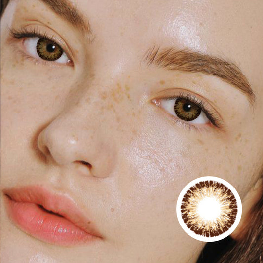 Super Luminous Brown | Moxielens Earth Glow Colored Contacts -- Earth Glow colored contacts | Moxielens