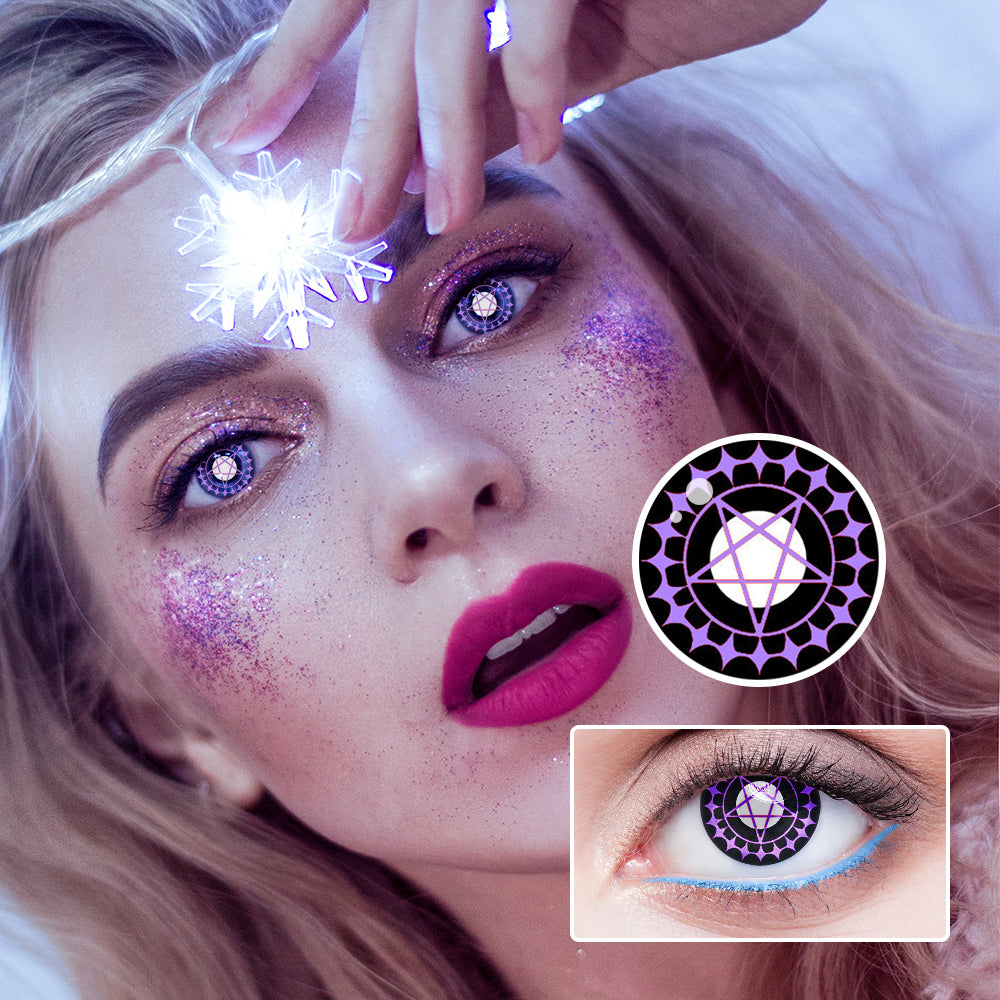 Contractual Eye colored contact lenses by Moxielens