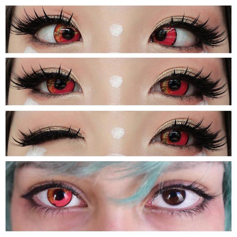Coscon Sky Red (12 Month) colored contact lenses