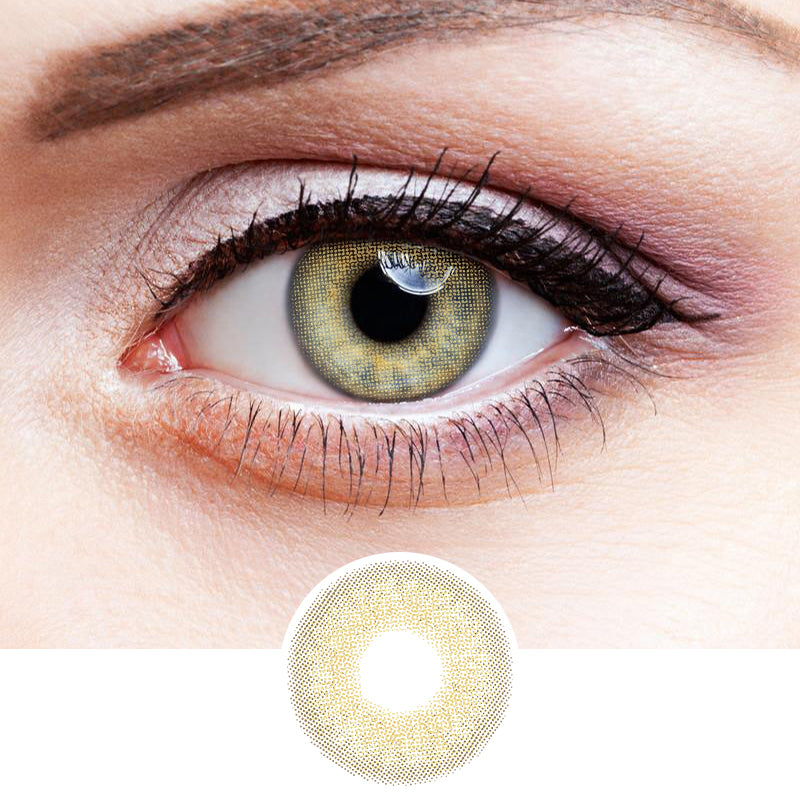 Little Wild Cat Brown colored contact lenses