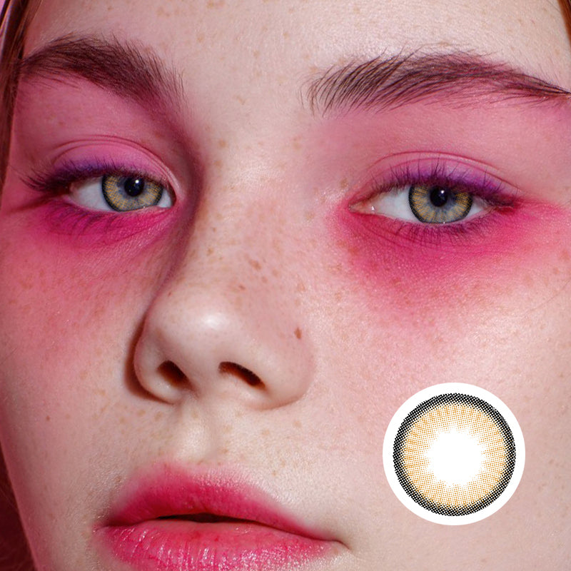 Sunray Brown | Moxielens Earth Glow Colored Contacts -- Earth Glow colored contacts | Moxielens