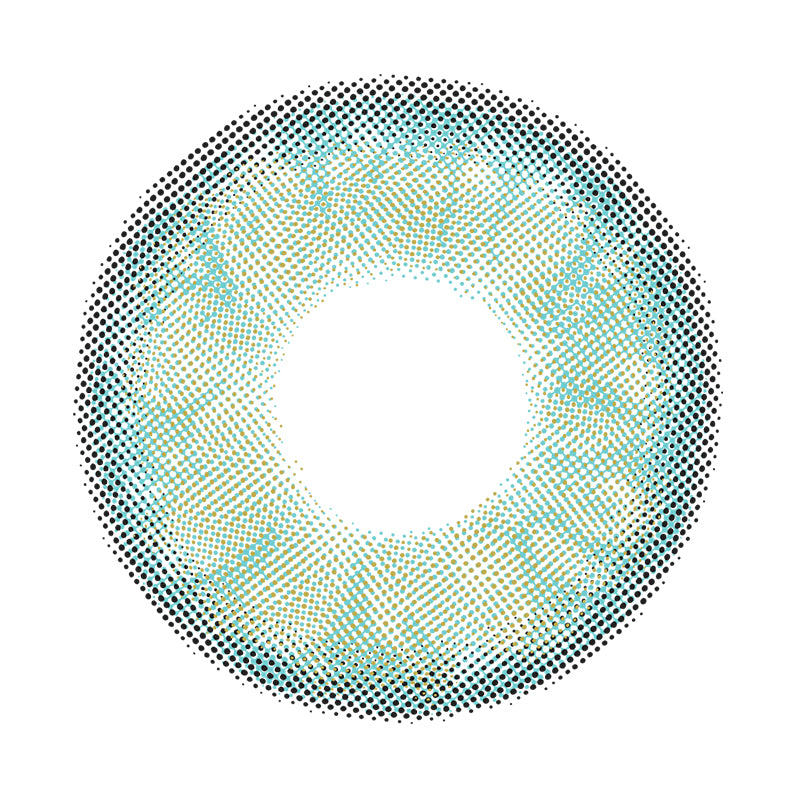 Jade Green colored contact lenses