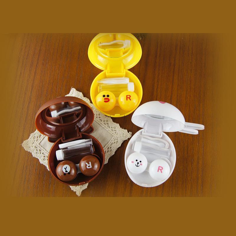 New contact lens box base friend contact box invisible partner box colored contact lenses