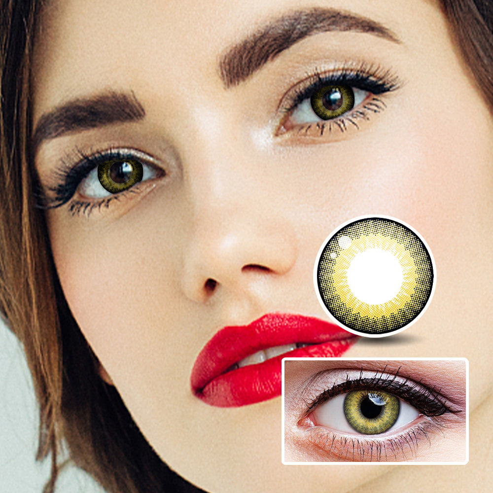 Honey Fruit Brown | Moxielens Earth Glow Colored Contacts -- Earth Glow colored contacts | Moxielens