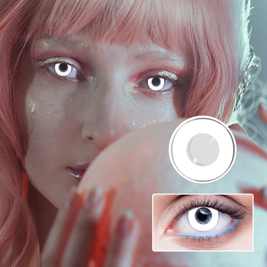 Pure White Film | Moxielens Fantasy FX Colored Contacts -- Fantasy FX colored contacts | Moxielens