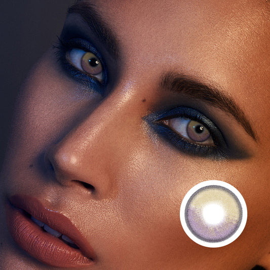 Juniper-Purple colored contact lenses