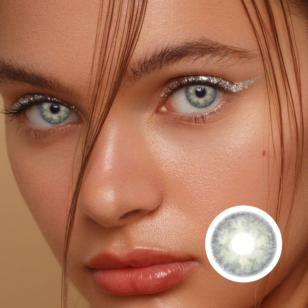 Butterfly-Gray colored contact lenses by Moxielens