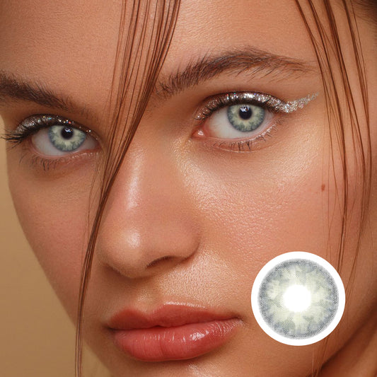 Butterfly-Gray colored contact lenses by Moxielens