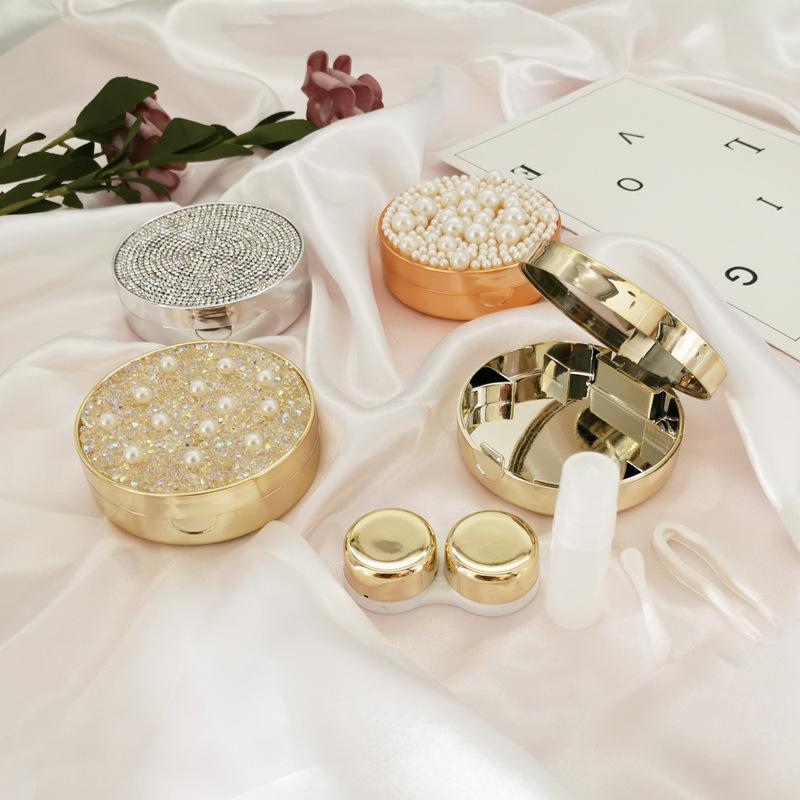 Contact lens case Contact lens companion box care box colored contact lenses