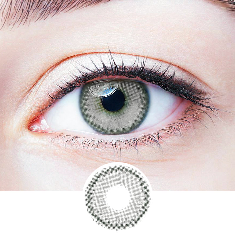 Glass Gray colored contact lenses