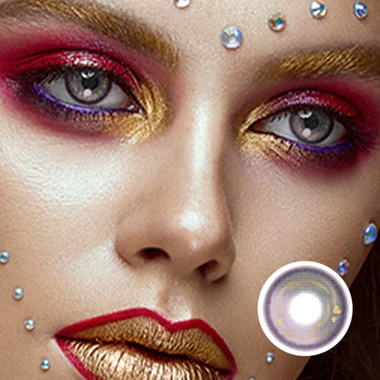 Magic Black Purple | Moxielens Aurora Veil Colored Contacts -- Aurora Veil colored contacts | Moxielens