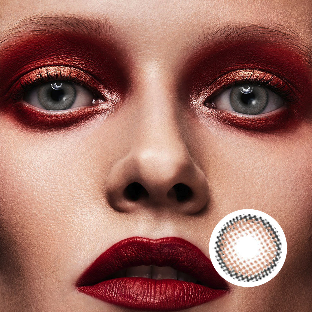 Creme Brulee colored contact lenses by Moxielens