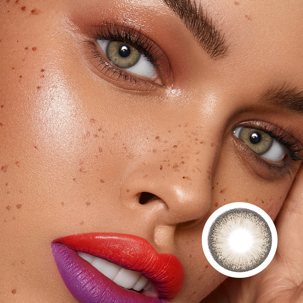 Iced Drop Black Tea | Moxielens Earth Glow Colored Contacts -- Earth Glow colored contacts | Moxielens