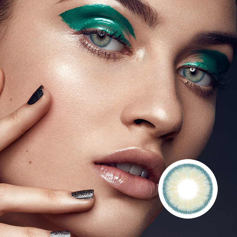 Sri Lanka Green | Moxielens Botanical Haze Colored Contacts -- Botanical Haze colored contacts | Moxielens