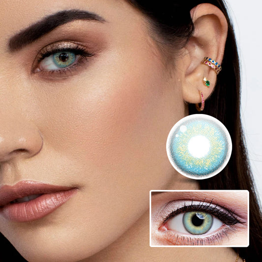 Russian Girl Bule colored contact lenses