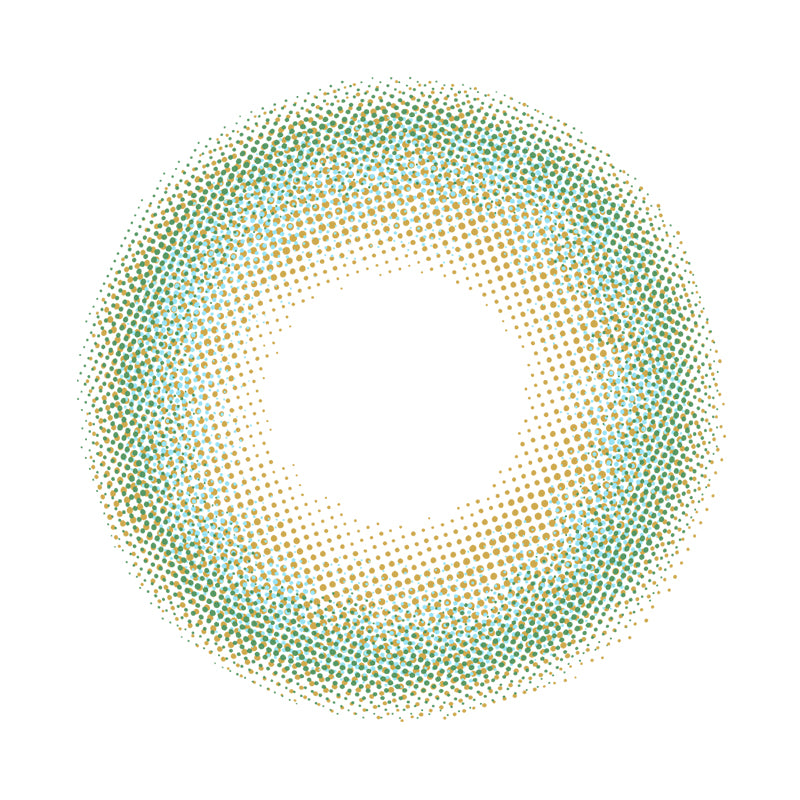 Basil Leaves Green colored contact lenses