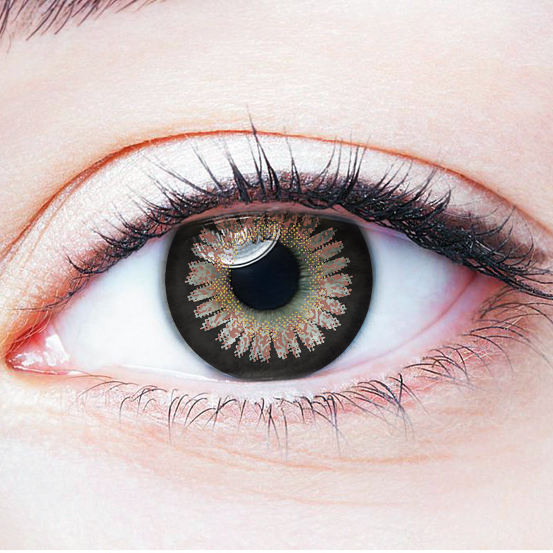 Cherries Brown colored contact lenses