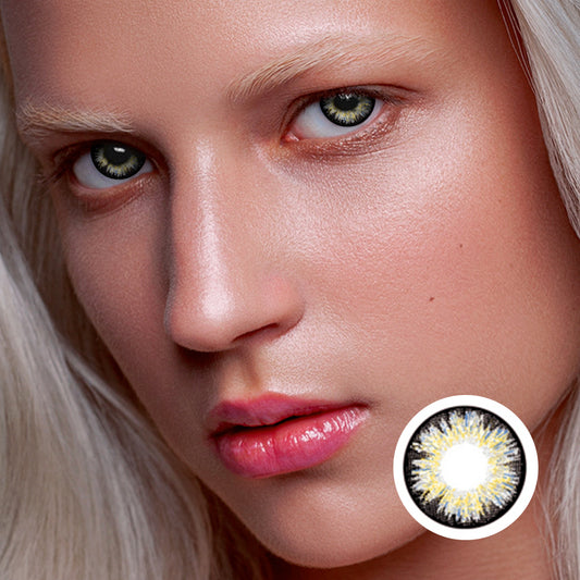 Cheese Ash colored contact lenses by Moxielens