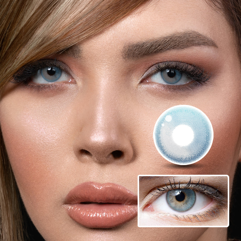 Silver Sky Moon colored contact lenses