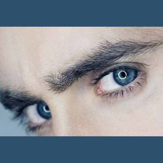 Men's deep blue eyes (12 months) colored contact lenses