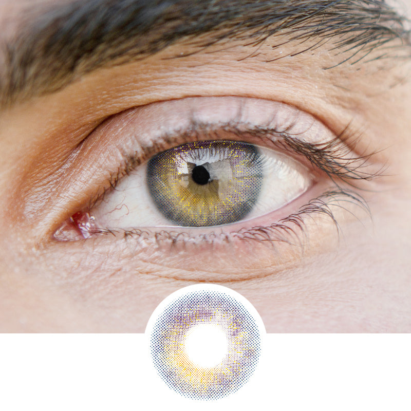 Men' Diamond Tear Blue | Moxielens Ocean Mist Colored Contacts -- Ocean Mist colored contacts | Moxielens