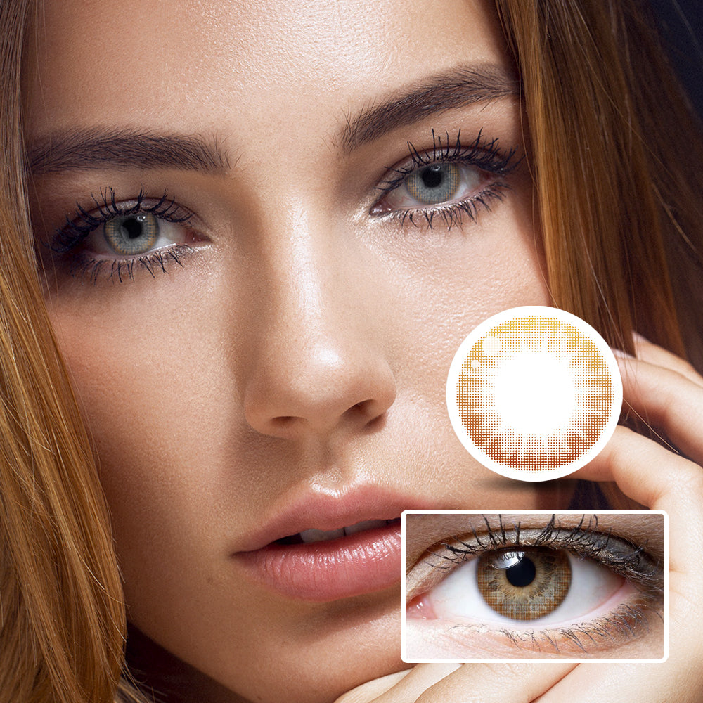 Louis Brown | Moxielens Earth Glow Colored Contacts -- Earth Glow colored contacts | Moxielens