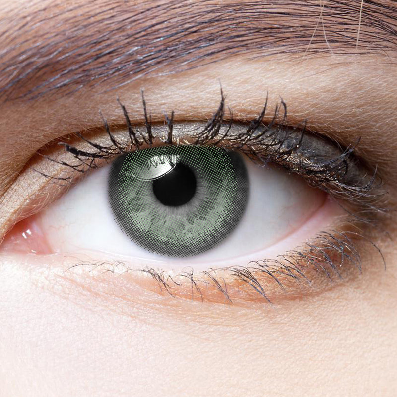 Fujino Green | Moxielens Botanical Haze Colored Contacts -- Botanical Haze colored contacts | Moxielens